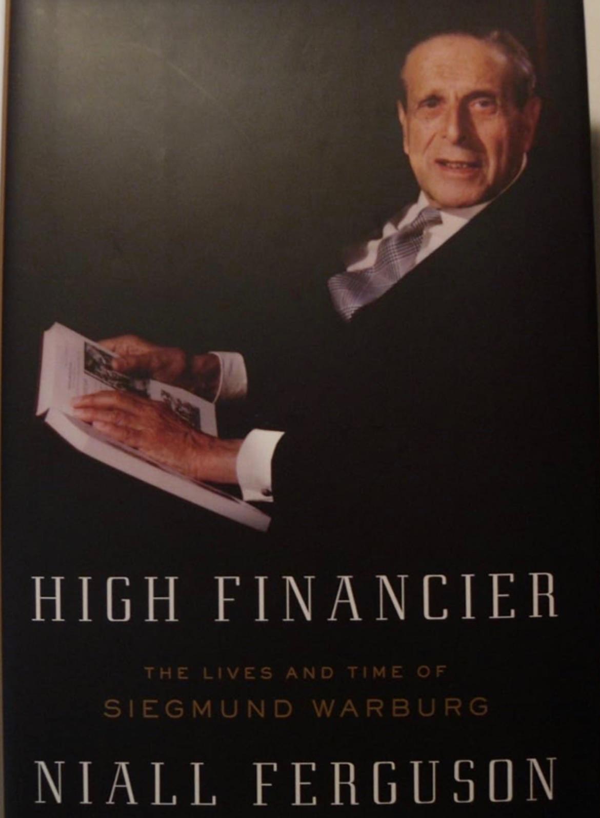 Cover of High Financier by Niall Ferguson